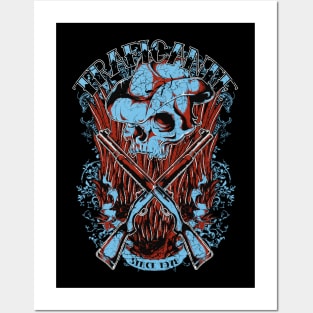 Scary Skull Posters and Art